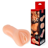 Телесный реалистичный мастурбатор в виде вагины - Bior toys - в Миассе купить с доставкой