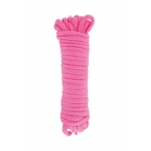 Розовая веревка для связывания Sweet Caress Rope - 10 метров - Sweet Caress - купить с доставкой в Миассе