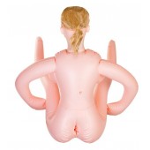 Надувная секс-кукла с реалистичной головой и поднятыми ножками - ToyFa - в Миассе купить с доставкой