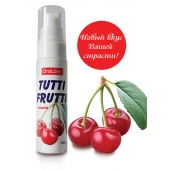 Гель-смазка Tutti-frutti с вишнёвым вкусом - 30 гр. - Биоритм - купить с доставкой в Миассе