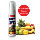 Гель-смазка Tutti-frutti со вкусом тропических фруктов - 30 гр. - Биоритм - купить с доставкой в Миассе