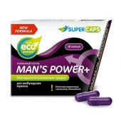 Возбуждающее средство для мужчин Mans Power plus - 10 капсул (0,35 гр.) +1 в подарок - SuperCaps - купить с доставкой в Миассе