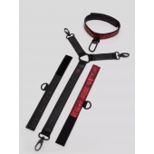Ошейник с наручниками Reversible Faux Leather Collar and Wrist - Fifty Shades of Grey - купить с доставкой в Миассе