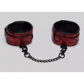 Красно-черные оковы Reversible Faux Leather Ankle Cuffs - Fifty Shades of Grey - купить с доставкой в Миассе