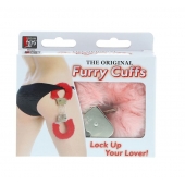Металлические наручники с розовой меховой опушкой METAL HANDCUFF WITH PLUSH PINK - Dream Toys - купить с доставкой в Миассе