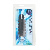 Дымчатая стимулирующая насадка с закрытой головкой SAMURAI PENIS SLEEVE BLACK - 14,5 см. - NMC - в Миассе купить с доставкой
