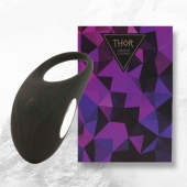Черное эрекционное виброкольцо Thor Cockring - FeelzToys - в Миассе купить с доставкой