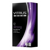Презервативы с утолщённой стенкой VITALIS PREMIUM strong - 12 шт. - Vitalis - купить с доставкой в Миассе