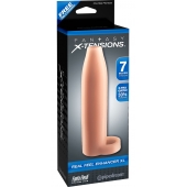 Телесная насадка Real Feel Enhancer XL - 17 см. - Pipedream - в Миассе купить с доставкой