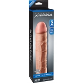 Телесная насадка Fantasy X-tensions Perfect 2  Extension - 20,3 см. - Pipedream - в Миассе купить с доставкой