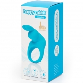 Голубое эрекционное виброкольцо Happy Rabbit Rechargeable Rabbit Cock Ring - Happy Rabbit - в Миассе купить с доставкой
