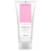 Смазка на водной основе Mixgliss Sweet с ароматом бабл-гам - 70 мл. - Mixgliss - купить с доставкой в Миассе