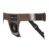 Бронзовый пояс для насадок Curious Harness - Strap-on-me - купить с доставкой в Миассе