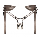 Бронзовый пояс для насадок Desirous Harness - Strap-on-me - купить с доставкой в Миассе