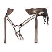 Бронзовый пояс для насадок Desirous Harness - Strap-on-me - купить с доставкой в Миассе