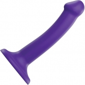 Фиолетовый фаллоимитатор-насадка Strap-On-Me Dildo Dual Density size S - 17 см. - Strap-on-me - купить с доставкой в Миассе