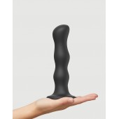 Черная насадка Strap-On-Me Dildo Geisha Balls size XL - Strap-on-me - купить с доставкой в Миассе