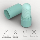 Мятный двусторонний мастурбатор Arcwave Ghost Pocket Stroker - Arcwave - в Миассе купить с доставкой