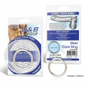 Стальное эрекционное кольцо STEEL COCK RING - 4.5 см. - BlueLine - в Миассе купить с доставкой