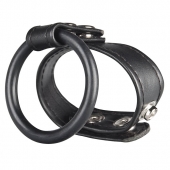 Двойное кольцо выносливости на пенис DUAL STAMINA RING - BlueLine - в Миассе купить с доставкой