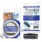 Кольцо на пенис из искусственной кожи на липучке VELCRO COCK RING - 5 см. - BlueLine - в Миассе купить с доставкой