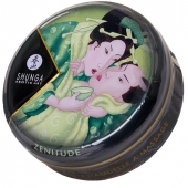 Массажная свеча Exotic Green Tea с ароматом зелёного чая - 30 мл. - Shunga - купить с доставкой в Миассе