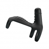 Черная вибронасадка на пенис Vibrating Penis Sling - Baile - в Миассе купить с доставкой