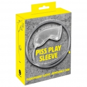 Прозрачная насадка на пенис Piss Play Sleeve для игр с мочеиспусканием - Orion - купить с доставкой в Миассе