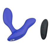 Синий анальный вибратор We-Vibe Vector+ - We-vibe - в Миассе купить с доставкой