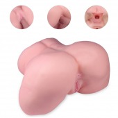 Реалистичный мастурбатор-полуторс с 2 рабочими отверстиями - S-HANDE - в Миассе купить с доставкой