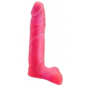 Розовая насадка-фаллос для трусиков Harness - 16,5 см. - LOVETOY (А-Полимер) - купить с доставкой в Миассе
