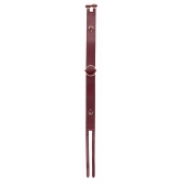 Бордовый ремень Halo Waist Belt - размер L-XL - Shots Media BV - купить с доставкой в Миассе
