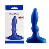 Синий анальный стимулятор Beginners p-spot massager - 11 см. - Lola Games - в Миассе купить с доставкой