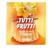 Пробник гель-смазки Tutti-frutti со вкусом ванильного пудинга - 4 гр. - Биоритм - купить с доставкой в Миассе
