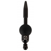 Черный уретральный вибростимулятор Vibrating Penis Plug - Orion - купить с доставкой в Миассе
