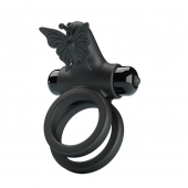 Черное эрекционное виброкольцо Passionate Ring IX - Baile - в Миассе купить с доставкой