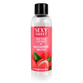 Массажное масло Sexy Sweet Nectar Lychee с феромонами и ароматом личи - 75 мл. - Биоритм - купить с доставкой в Миассе