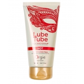Интимный гель на водной основе Lube Tube Hot с разогревающим эффектом - 150 мл. - ORGIE - купить с доставкой в Миассе
