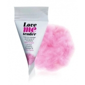 Съедобное согревающее массажное масло Love Me Tender Cotton Candy с ароматом сладкой ваты - 10 мл. - Love to Love - купить с доставкой в Миассе