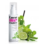 Съедобное согревающее массажное масло Love Me Tender Mojito с ароматом мохито - 100 мл. - Love to Love - купить с доставкой в Миассе