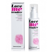 Съедобное согревающее массажное масло Love Me Tender Cotton Candy с ароматом сладкой ваты - 100 мл. - Love to Love - купить с доставкой в Миассе