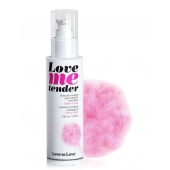 Съедобное согревающее массажное масло Love Me Tender Cotton Candy с ароматом сладкой ваты - 100 мл. - Love to Love - купить с доставкой в Миассе
