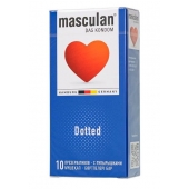 Презервативы с пупырышками Masculan Dotted - 10 шт. - Masculan - купить с доставкой в Миассе