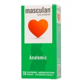 Презервативы анатомической формы Masculan Anatomic - 10 шт. - Masculan - купить с доставкой в Миассе