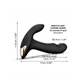 Черный вибромассажер простаты Multi P-Joy с 3 моторами - Dorcel - в Миассе купить с доставкой