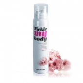 Массажная хрустящая пенка Tickle My Body Cherry Blossom с ароматом вишневого цвета - 150 мл. - Love to Love - купить с доставкой в Миассе