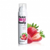 Массажная хрустящая пенка Tickle My Body Strawberry с ароматом клубники - 150 мл. - Love to Love - купить с доставкой в Миассе