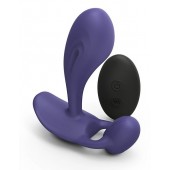 Темно-синий вибромассажер Witty P G Vibrator with Remote Control - Love to Love - в Миассе купить с доставкой