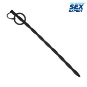 Черный стимулятор уретры Sex Expert - Sex Expert - купить с доставкой в Миассе