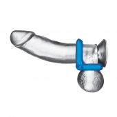 Комплект из 2 эрекционных колец-восьмерок 2-Pack Duo Cock And Ball Stamina Enhancement Ring - BlueLine - в Миассе купить с доставкой